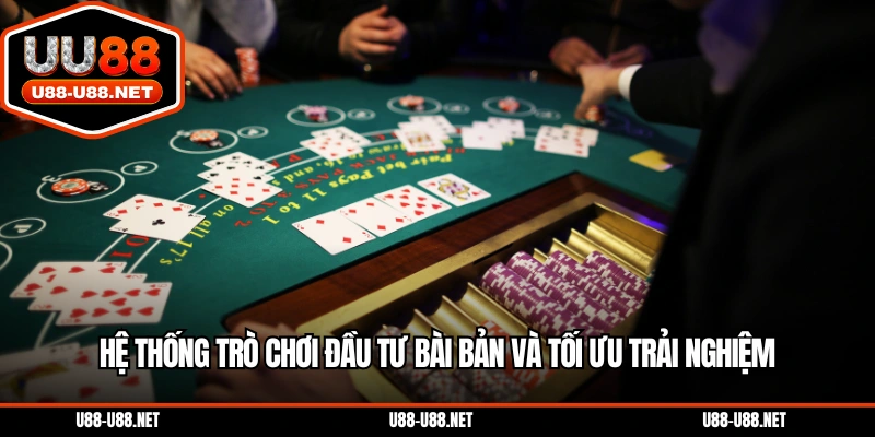 Hệ thống trò chơi đầu tư bản đồ và trải nghiệm tối ưu